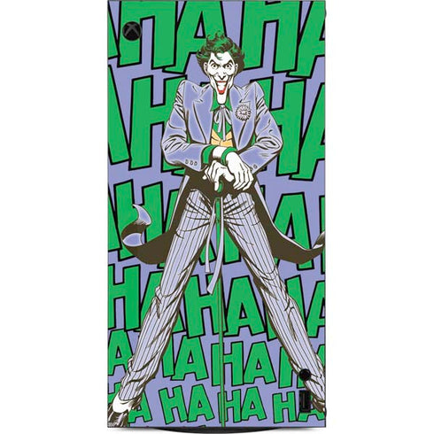 DC Comics The Joker Vintage pose pattern XBox Series X Digital Edition Console Skin